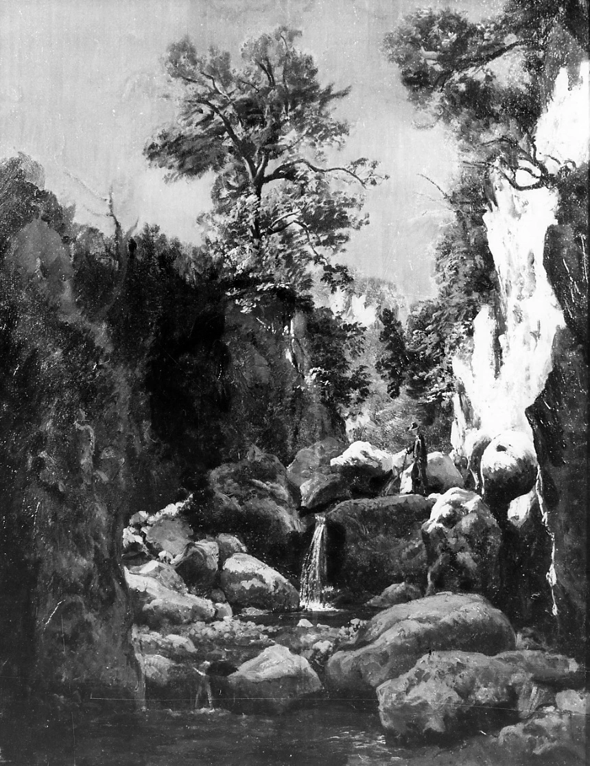 Paesaggio con torrente. - Museo Civico, Palazzo d'Avalos, Vasto, (CH)